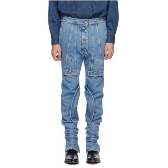 Diesel Red Tag Blue Shayne Oliver Edition Jacket Pocket Jeans In Indi Indigo 24 - Picture 2 of 14